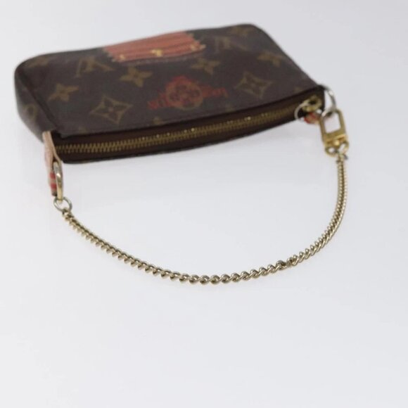 LOUIS VUITTON Monogram Trunk Mini Pochette Accessoires Pouch M60417 Auth - Picture 2 of 16